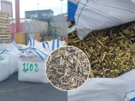 Aduana incauta 2 toneladas de casquillos y vainillas exportados como desechos de cobre.