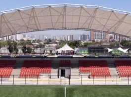 Nuevo estadio en Santiago: canchas sintéticas y áreas de juegos familiares.