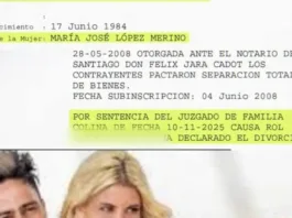 Divorcio confirmado: Coté López y Luis Jiméndez ya no están juntos.