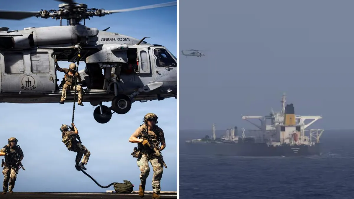 La Armada de EE. UU. solicita refuerzos en la caza de un tercer petrolero venezolano.