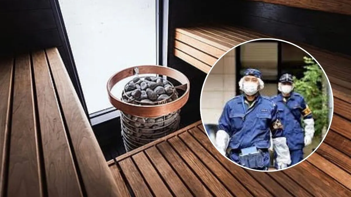 Tragedia en Japón: matrimonio fallece en sauna por incendio accidental.