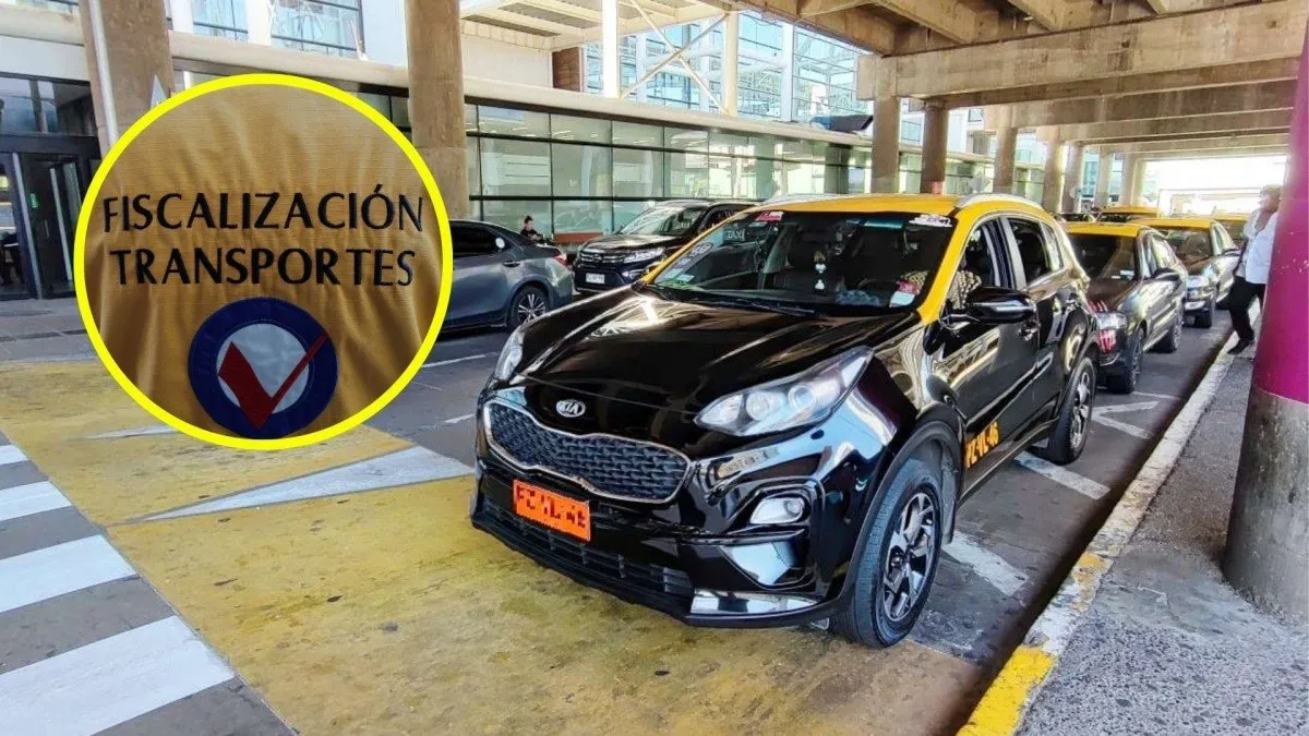 Nueva ley impone multas a conductores y pasajeros en aeropuertos por transporte informal.
