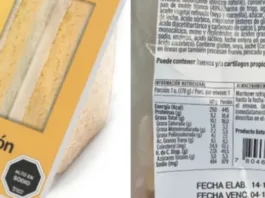 Minsal advierte sobre sándwich "ave-pimentón" con riesgo de listeria.