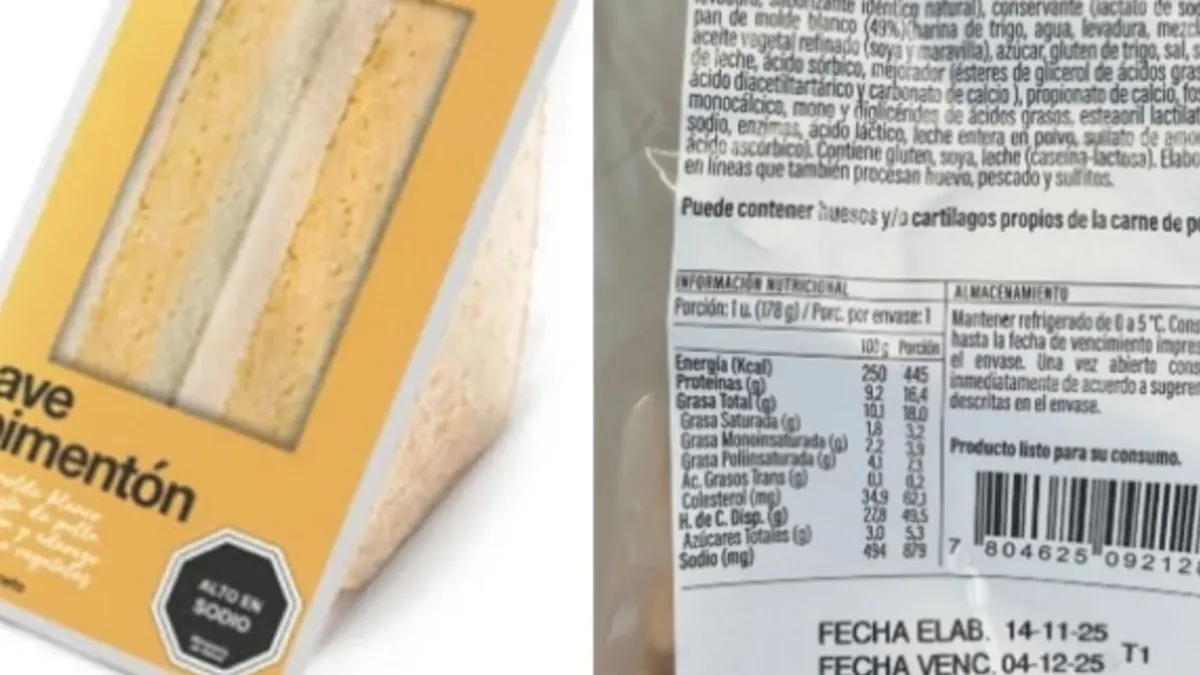 Minsal advierte sobre sándwich Minsal advierte sobre sándwich