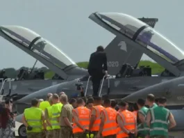 Argentina celebra la llegada de F-16