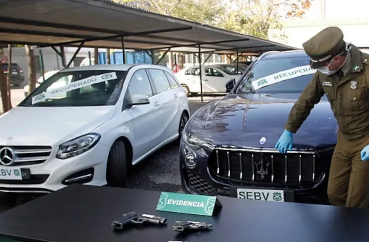 Ranking de recuperación de autos robados en la RM: las 10 comunas más efectivas.