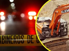 Tragedia en Puerto Aysén: hombre muere electrocutado al manipular retroexcavadora.