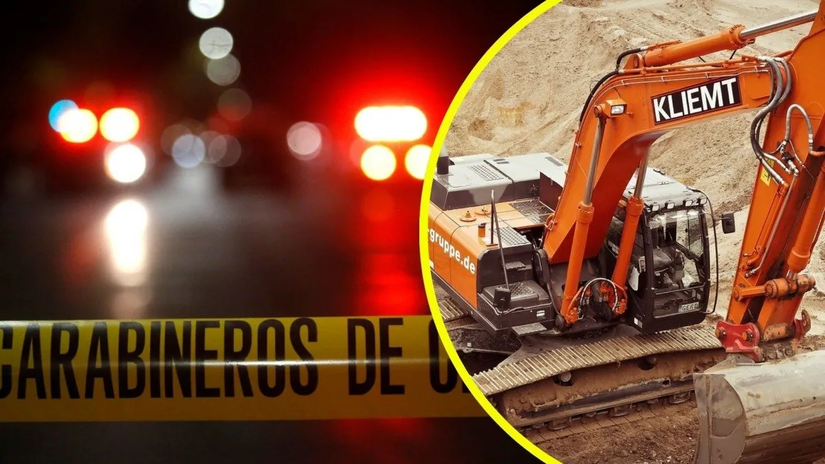 Tragedia en Puerto Aysén: hombre muere electrocutado al manipular retroexcavadora.