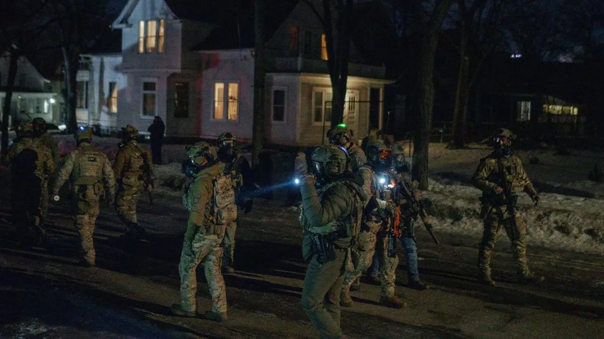 Protestas en Mineápolis tras el tiroteo de un agente de ICE durante un arresto.