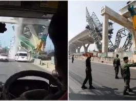 Tragedia en Tailandia: colapso de grúa deja dos muertos en Samut Sakhon.