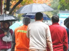 Tormentas eléctricas y lluvias en cinco regiones de Chile este jueves