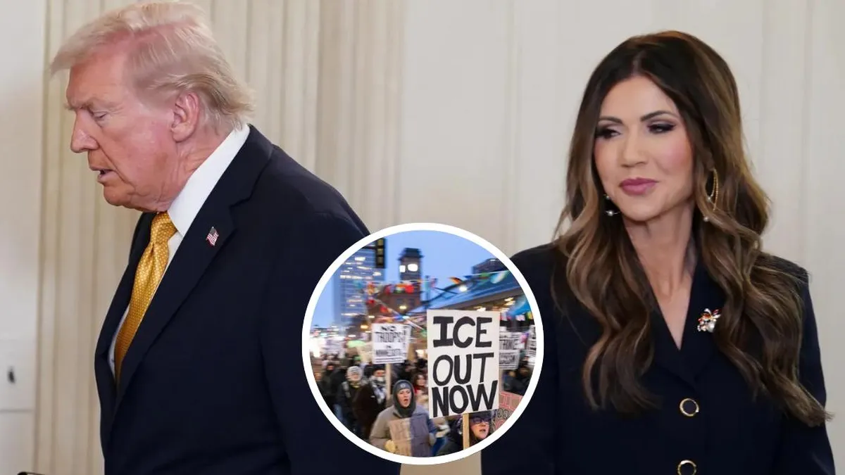 Trump apoya a Kristi Noem tras controversia por tiroteo en Minnesota.