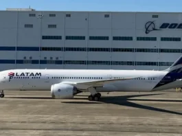 LATAM Airlines presenta su primer Boeing 787-9