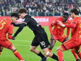 Lecce empata 1-1 con Juventus; debut complicado para Matías Pérez