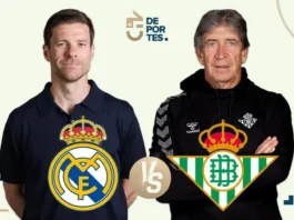 Real Madrid y Betis se enfrentan en un duelo clave por la Liga española.