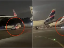 Conductor ebrio detenido tras ingresar a la pista del aeropuerto Carriel Sur.