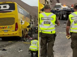 Accidente en Ruta 5 Norte: 2 muertos y 9 heridos; Carabineros investigan causas.