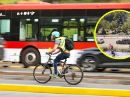 Ciclovía de 8 km en la Alameda: conectando Santiago y mejorando la movilidad.