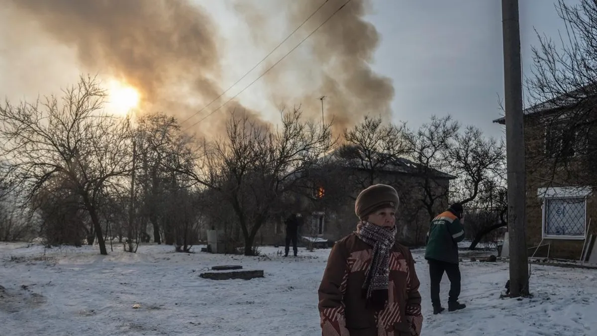 Ofensiva rusa impacta la infraestructura energética de Ucrania en pleno invierno.
