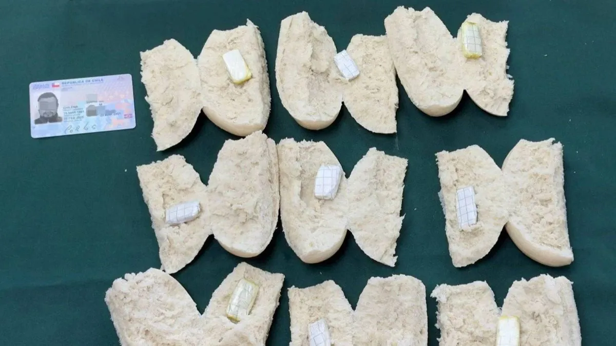 Hombre arrestado en Valparaíso por intentar ingresar drogas en marraquetas.