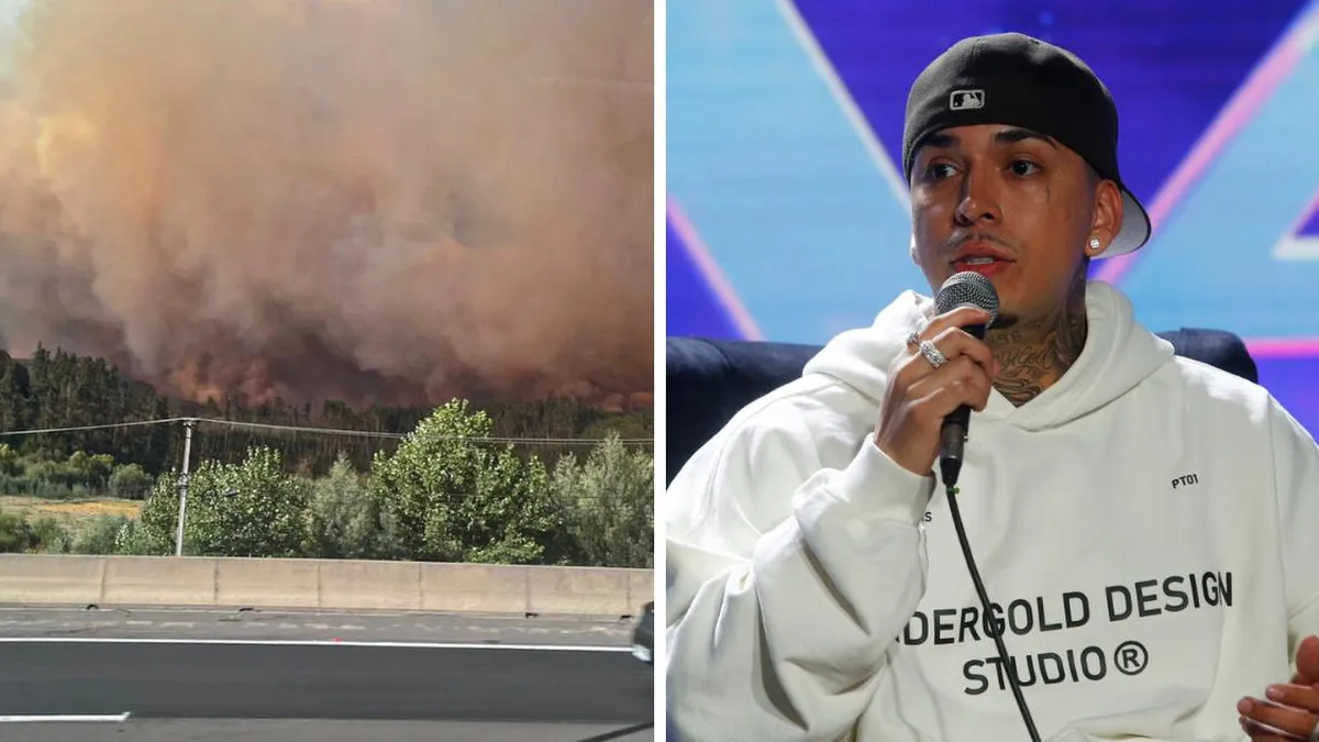 Incendios en Concepción retrasan firma de autógrafos de Young Cister casi 2 horas.