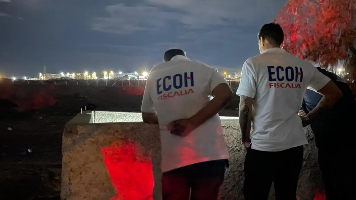 Investigación del hallazgo de un cadáver calcinado en Alto Hospicio. Investigación del hallazgo de un cadáver calcinado en Alto Hospicio.