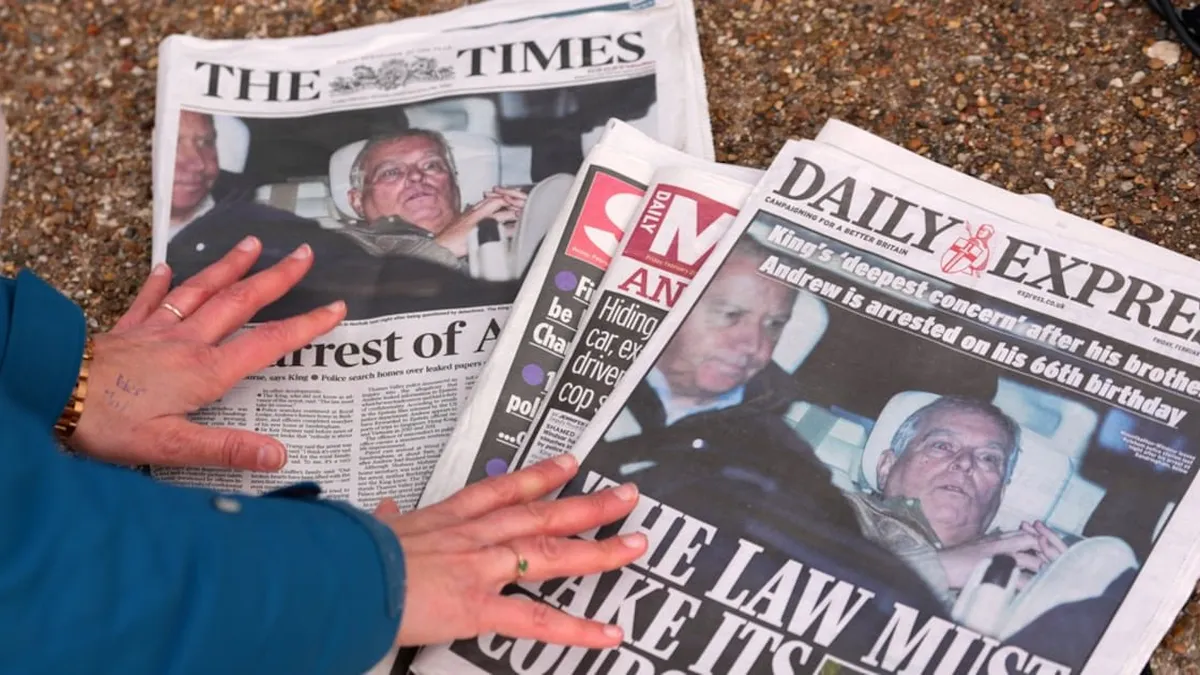 El expríncipe Andrés