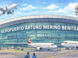 El Aeropuerto Merino Benítez operará con una pista del 1 al 6 de marzo de 2026.