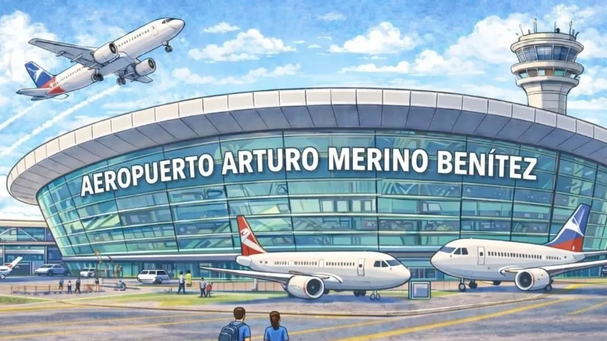 El Aeropuerto Merino Benítez operará con una pista del 1 al 6 de marzo de 2026.