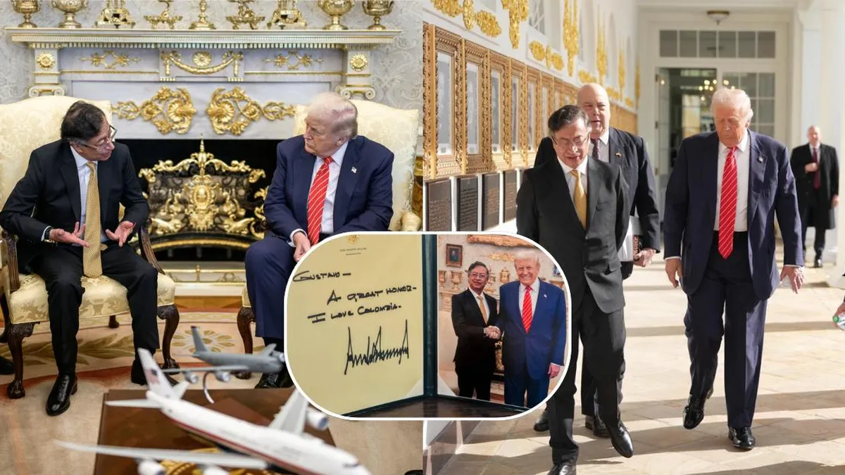 Trump y Petro se reúnen en la Casa Blanca