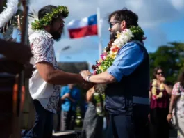 El presidente Boric en Rapa Nui
