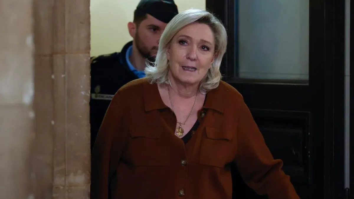 La Fiscalía de París pide 5 años de inhabilitación para Marine Le Pen por malversación.