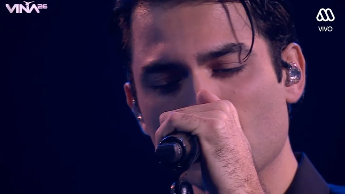 Matteo Bocelli brilla en Viña 2026 Matteo Bocelli brilla en Viña 2026