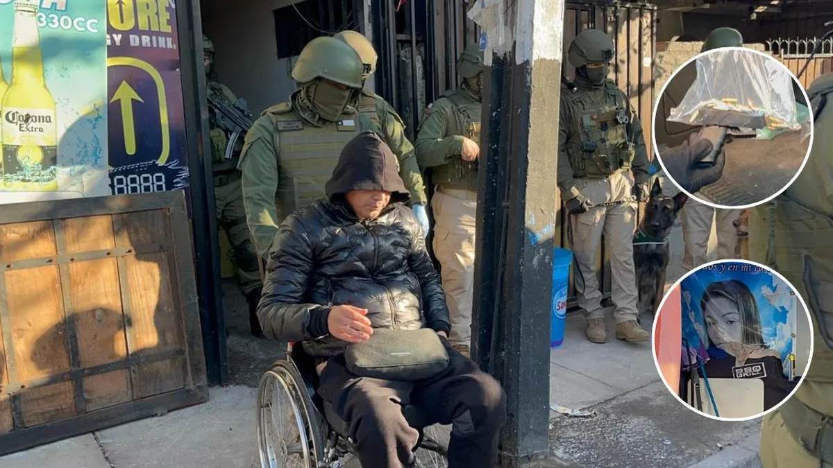 Carabineros detiene a 17 miembros de banda criminal en operativos en Santiago y Valparaíso.