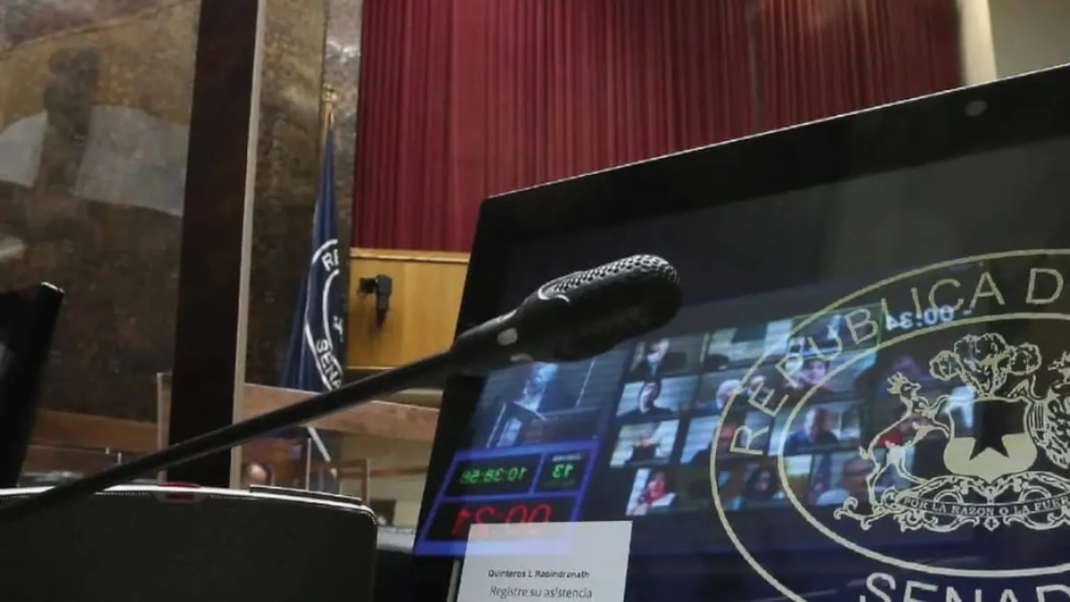 Resistencia de senadores de Chile Vamos al proyecto de conmutación de penas en Chile.