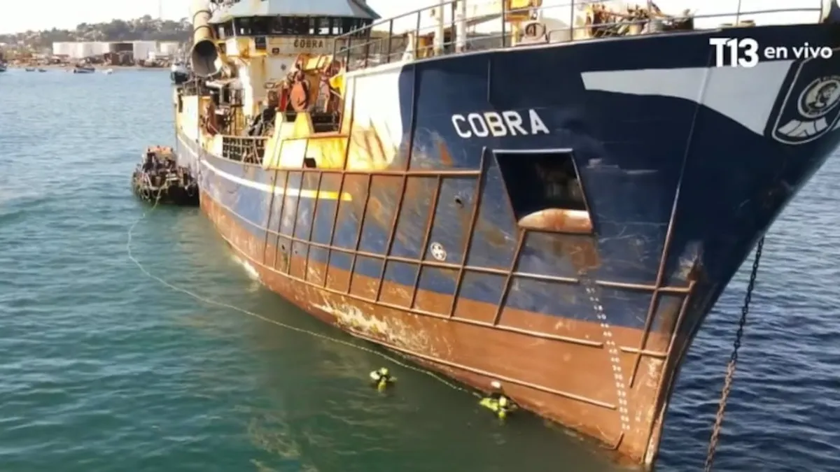 Tres tripulantes del Cobra formalizados por el naufragio de la lancha Bruma.