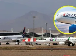 Aterrizaje de emergencia de Delta en Antofagasta por falla de motor.