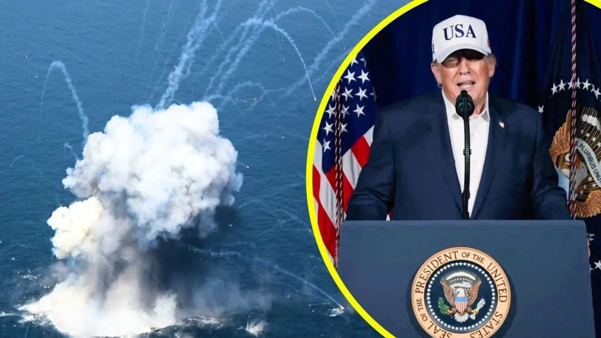 Trump afirma que EE.UU. hundió barcos iraníes