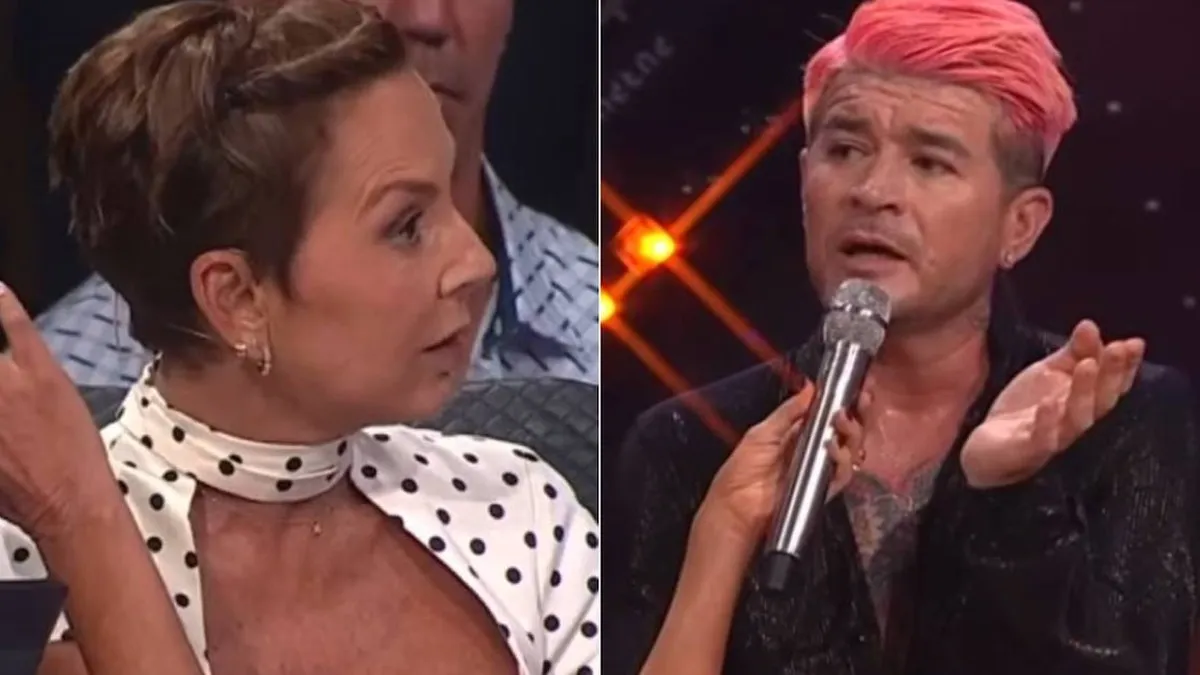 Fran García-Huidobro y Junior Playboy protagonizan un intenso debate en 'Fiebre de Bailes'.