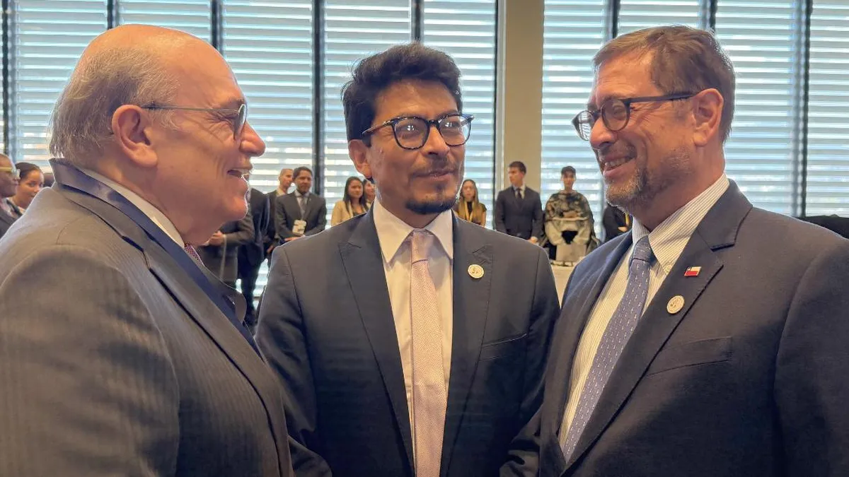 El canciller Pérez Mackenna en la reunión de Celac