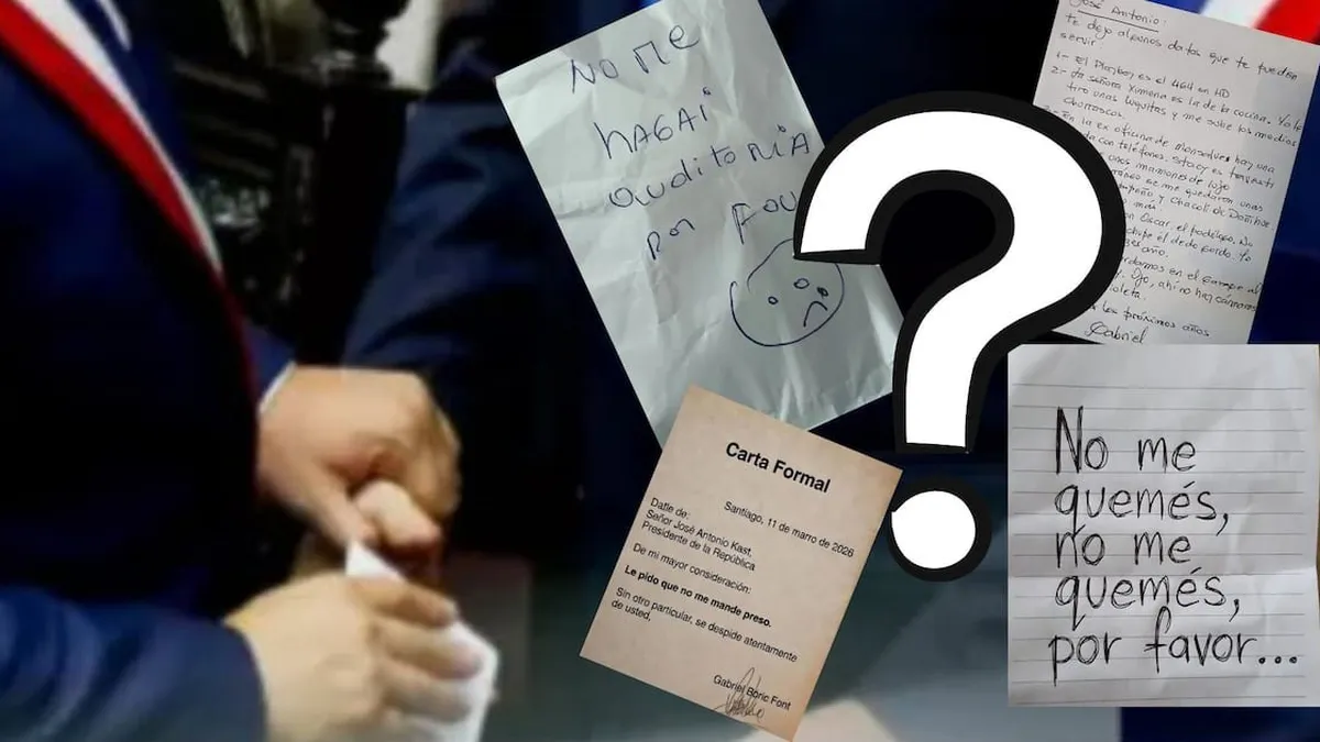 Boric entrega carta a Kast en la ceremonia de traspaso