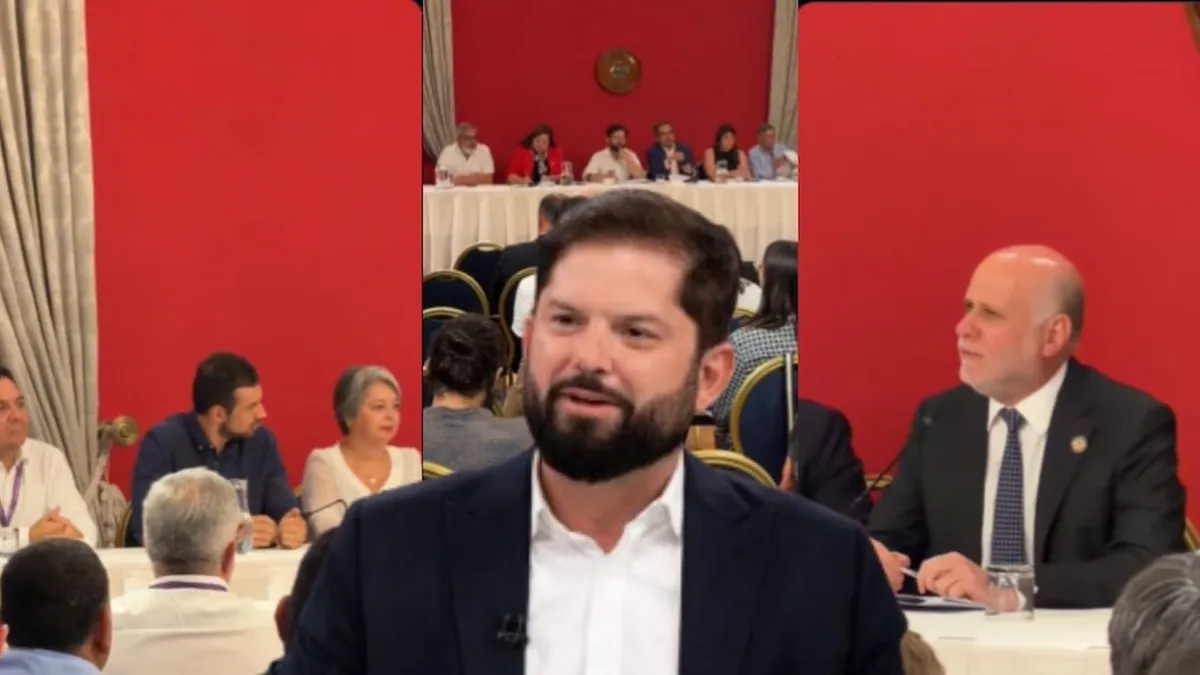 El presidente Boric y su equipo analizan la gestión y futuro político en La Moneda.