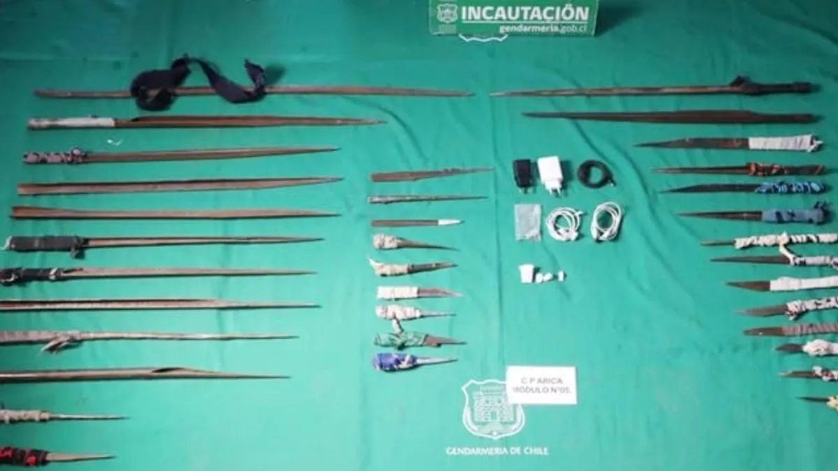 Gendarmería allana 16 regiones en lucha contra la violencia carcelaria.