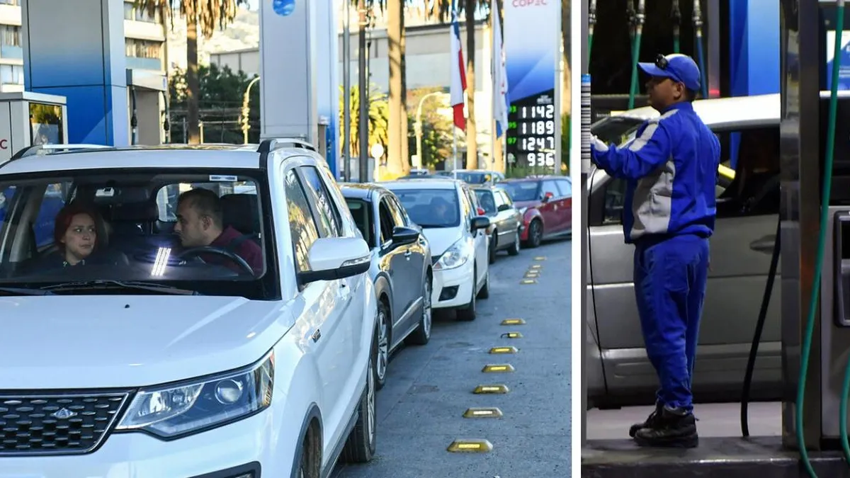 Aumento de bencinas en Chile: 370 pesos más por litro de gasolina y 580 por diésel.