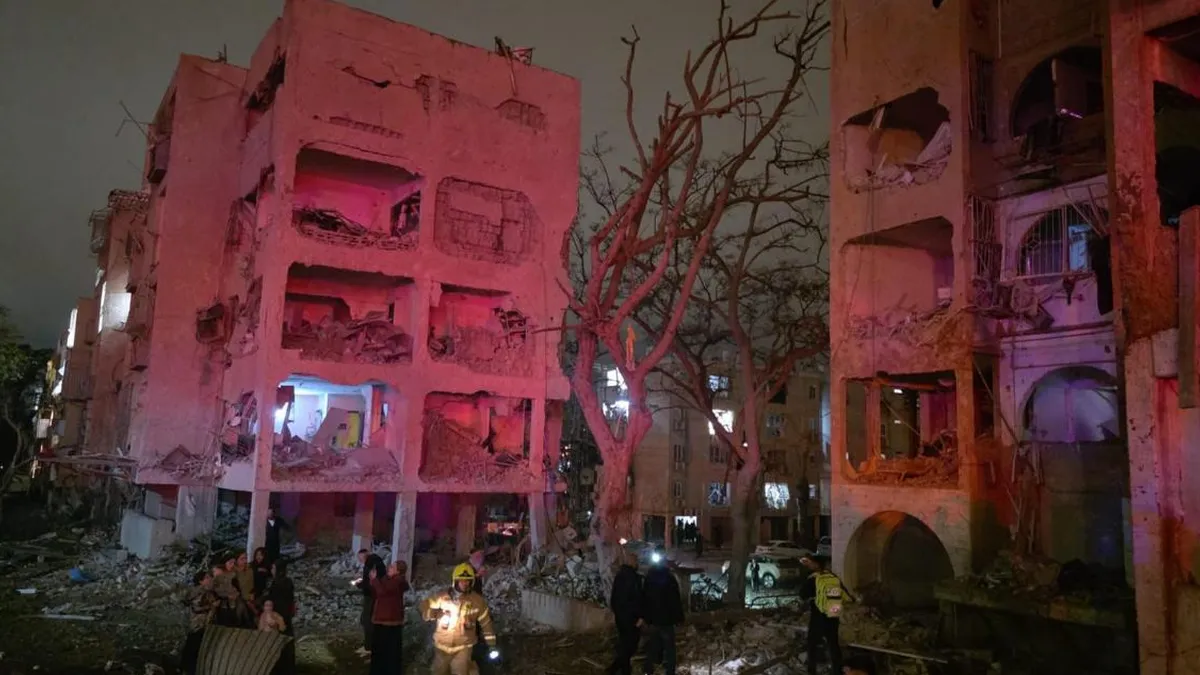 Misiles iraníes impactan en Israel