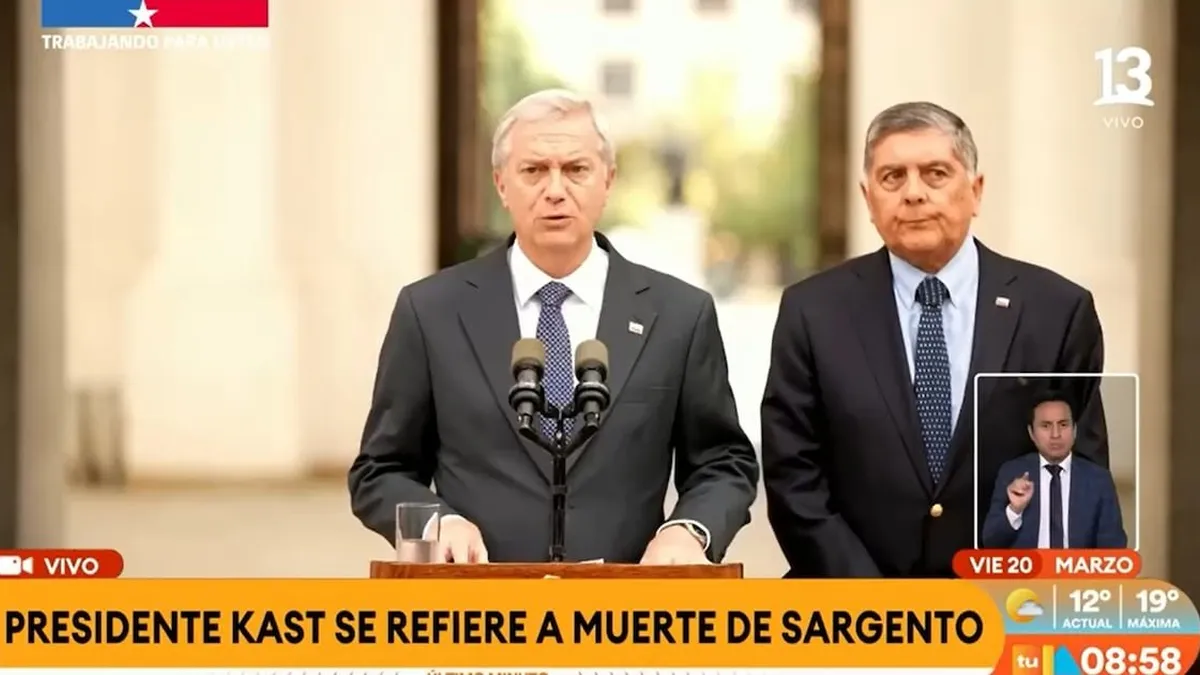 Duelo nacional por el sargento Javier Figueroa tras ataque en fiscalización.