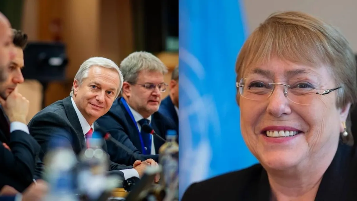 Kast y Bachelet dialogan sobre apoyo a su candidatura en la ONU.