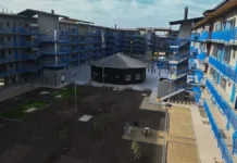 Inauguración del Conjunto Habitacional Maestranza Ukamau II