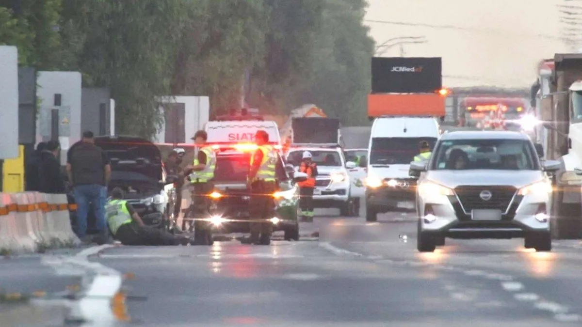Accidentes en Ruta 5: corte total de autopista y una persona atropellada.