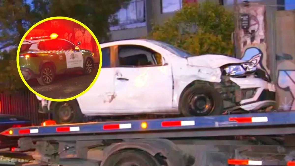 Trágico accidente en Santiago: un muerto y un herido tras choque con automóvil.